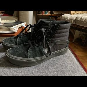 Vans hi-top sneakers - size 8 - black